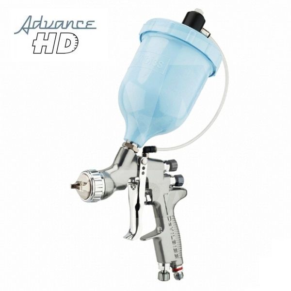 Краскораспылитель Devilbiss ADVANCE HD с принудительной подачей воздуха в бачок, воздушная голова 443, сопло - 1,8 мм (нерж)