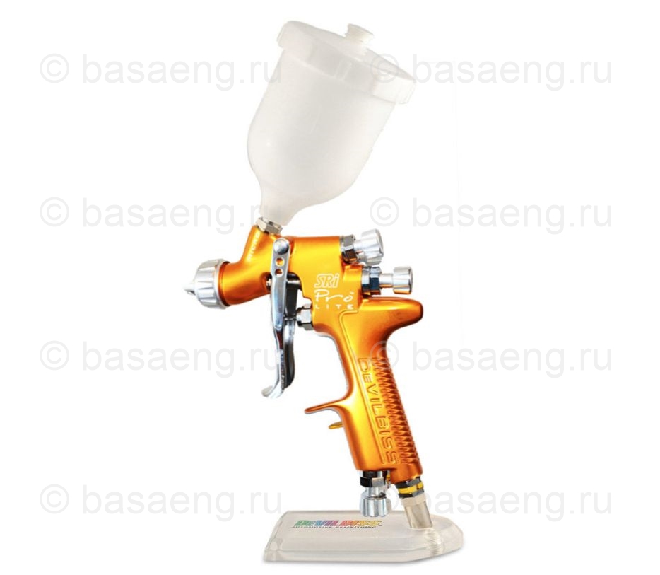 Краскораспылитель Devilbiss SRI Pro Lite c верхним бачком, сопло 1,0 мм (нерж)