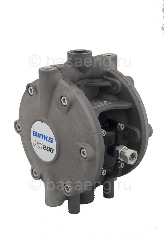 Насос диафрагменный Binks DX200 (12 л/мин) алюминиевый корпус, коэффициент усиления 1:1
