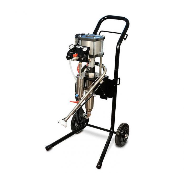 Комплект окрасочной установки ВД Binks MXL432 на тележке, с фильтром тонкой очистки ЛКМ