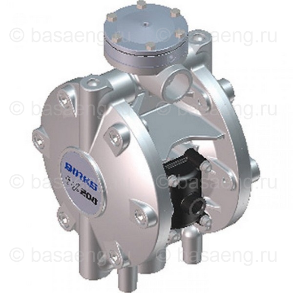 Насос диафрагменный Binks DX200 (12 л/мин) корпус из нержавеющей стали, коэффициент усиления 1:1
