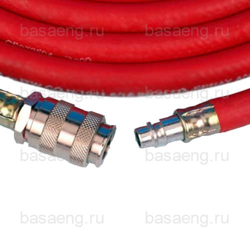 Шланг воздушный Devilbiss 10м Х 8мм, с многоразовыми быстроразъемными фитингами