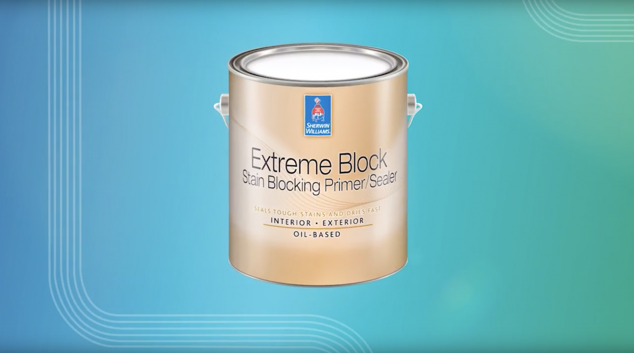 Sherwin-Williams Extreme Block Primer / Sealer