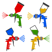 Краскораспылители ручные