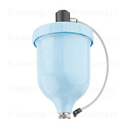 Верхний бачок с системой подавливания ЛКМ Devilbiss - 600 г (голубой полиэстер)